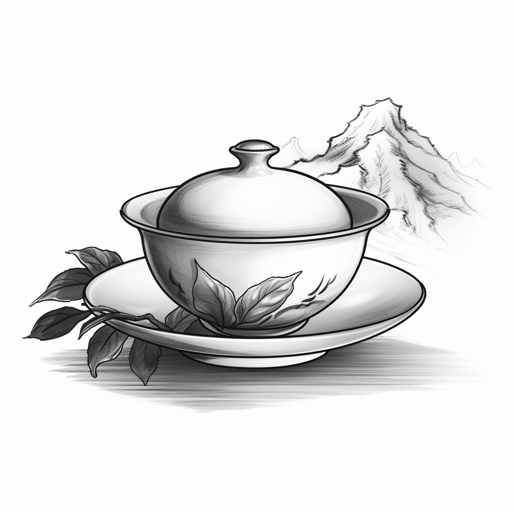 a Chinese teacup